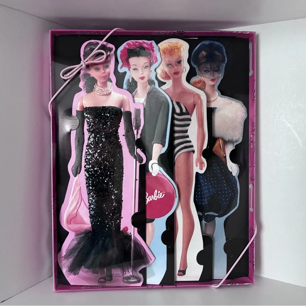 NWT Vintage BARBIE Glamour Dream Collection, Box Set 4 Greeting Cards/Envelopes